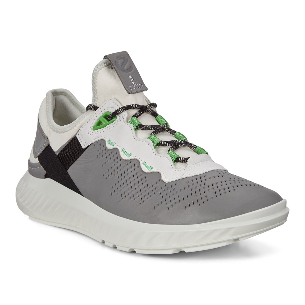 Mens Sneakers - ECCO St.1 Lites - Grey/White - 9821FGRAL